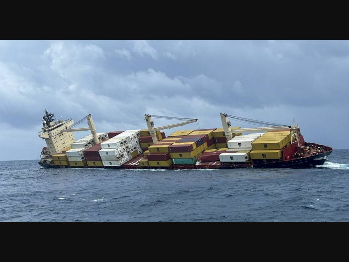 sunken vessel MSC ELSA ...