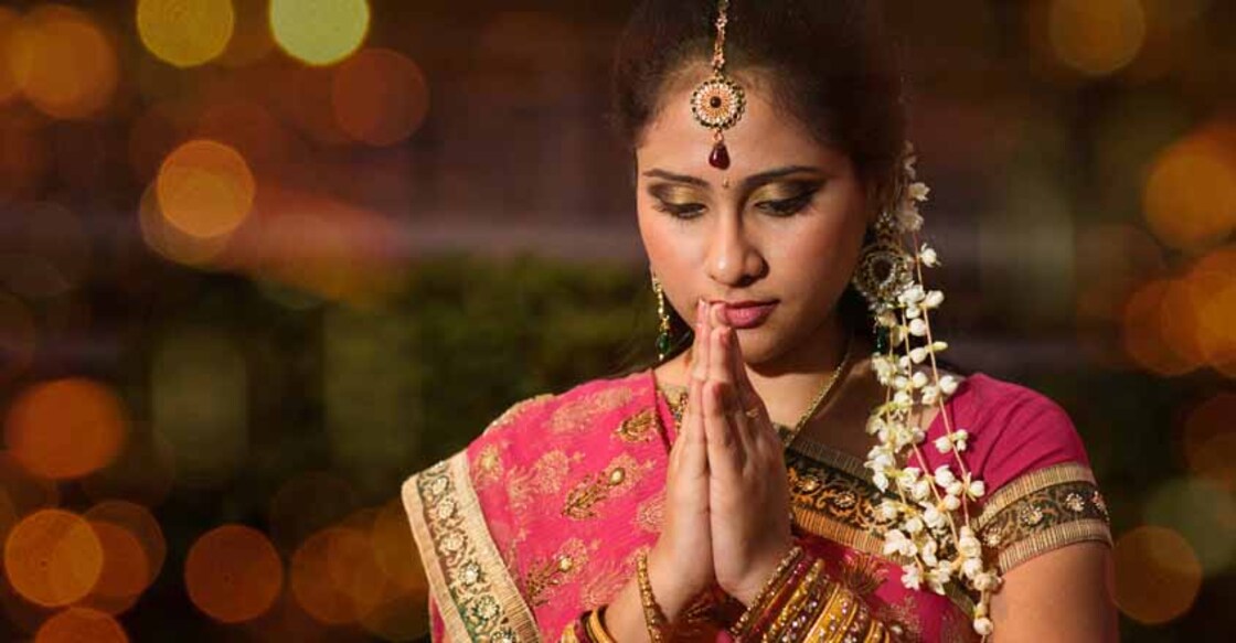 namasthe pose