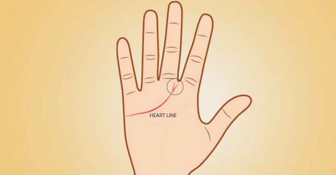 A 'V' pattern on the palm is said to invite prosperity as well as fame.