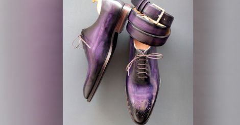 Purple shoes