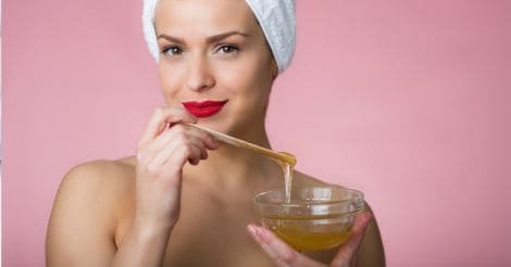 Sugar and honey scrub