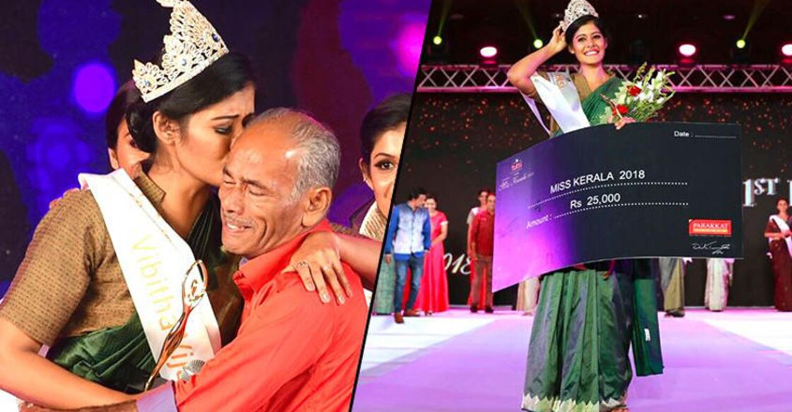 Vibitha, Miss Kerala runner-up, owes it all to her father