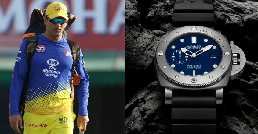 Take a gander at Panerai's tribute to Captain Cool MS Dhoni | GQ India