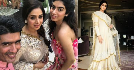 Sridevi and Manish Malhotra