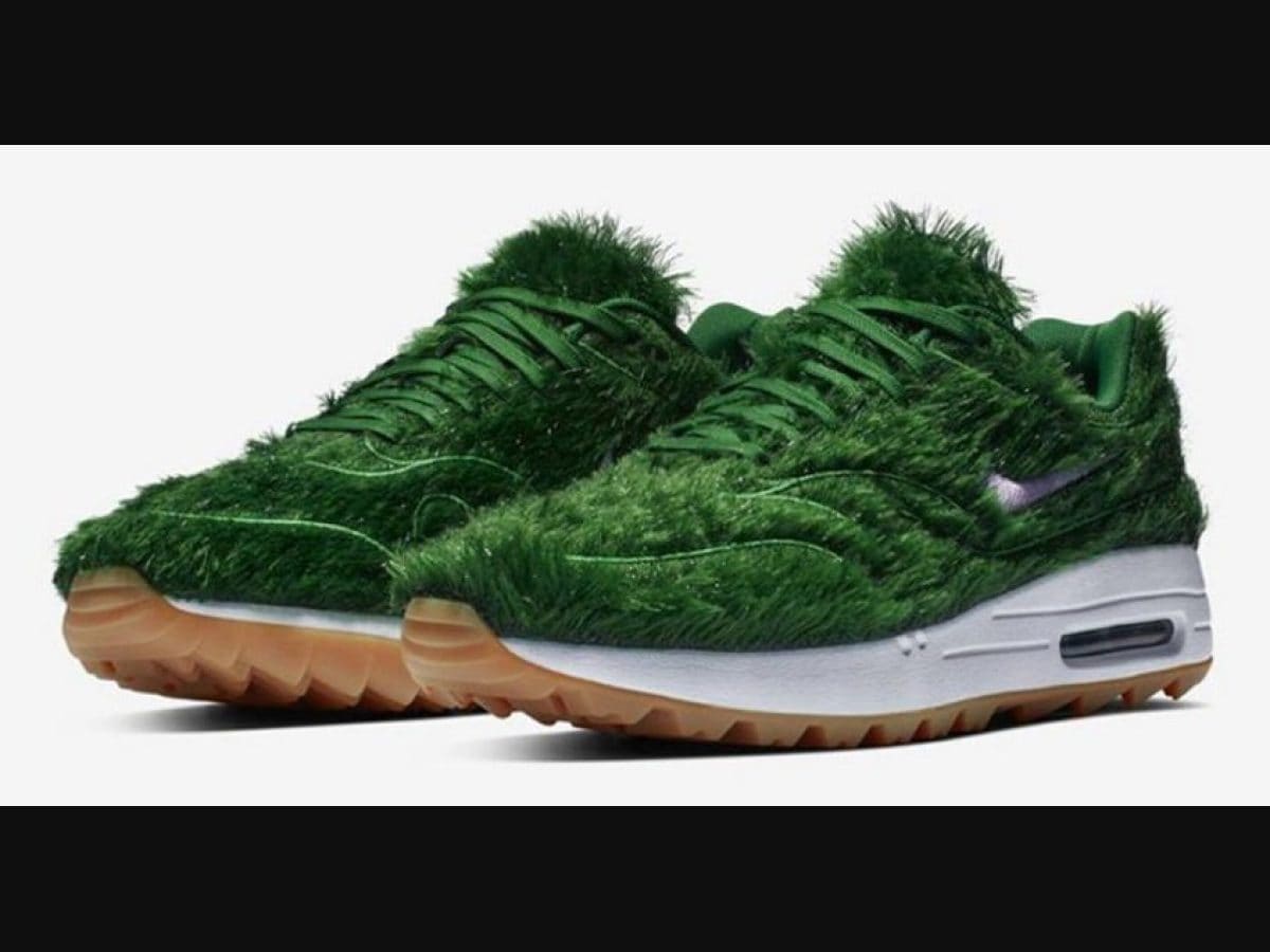 Nike s grass shoe all set to conquer market Nike shoes Onmanorama lifestyle fashion beauty Air Max 1 Golf Grass green turf