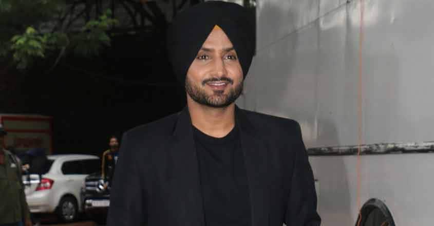 Mumbai: Former cricketer Harbhajan Singh on the sets of Mumbai: Former cricketer Harbhajan Singh on the sets of