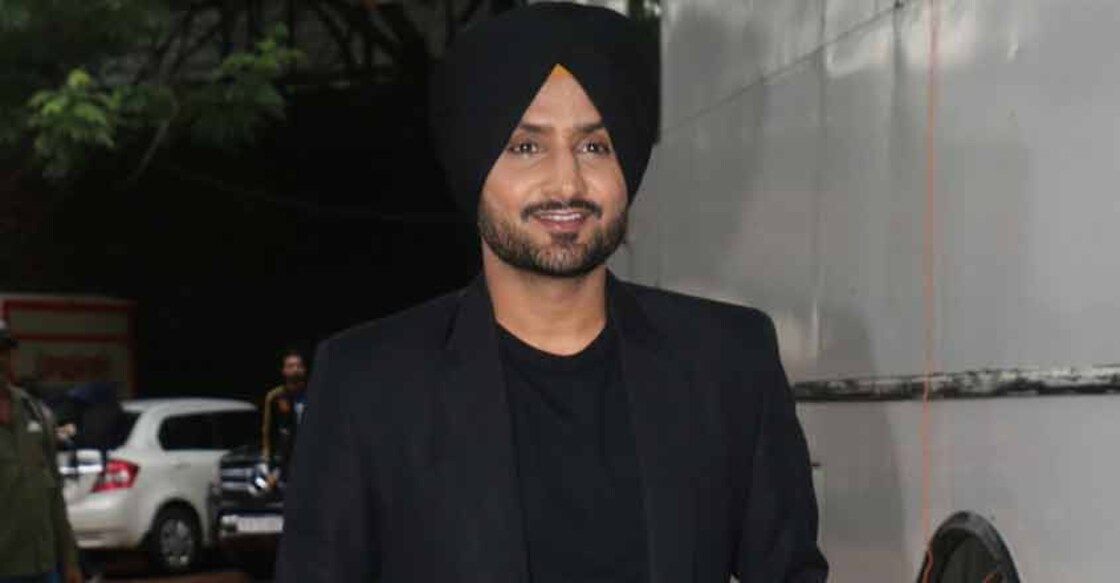 Mumbai: Former cricketer Harbhajan Singh on the sets of "Lagao Boli" in Mumbai on Sept 1, 2019. (Photo: IANS)