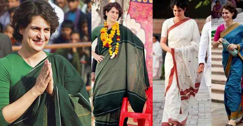 Priyanka gandhi cotton sarees best sale