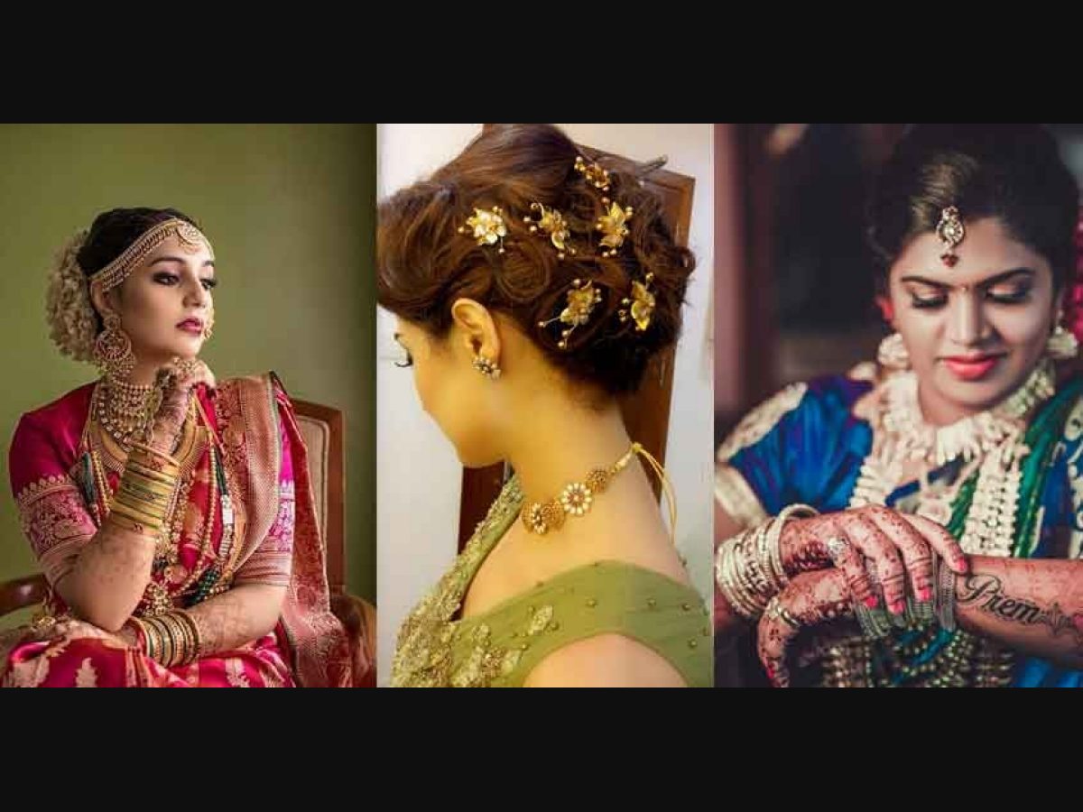 7 Hair styles ideas  christian bride christian bridal saree bridal saree