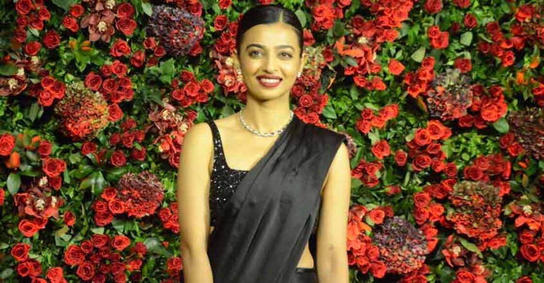 Mumbai: Actress Radhika Apte at the wedding reception of actors Ranveer Singh and Deepika Padukone in Mumbai, on Dec 1, 2018. (Photo: IANS)