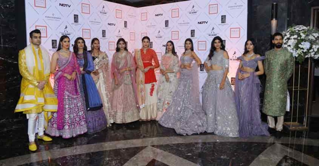 Models at the Vogue Wedding Show 2019.
