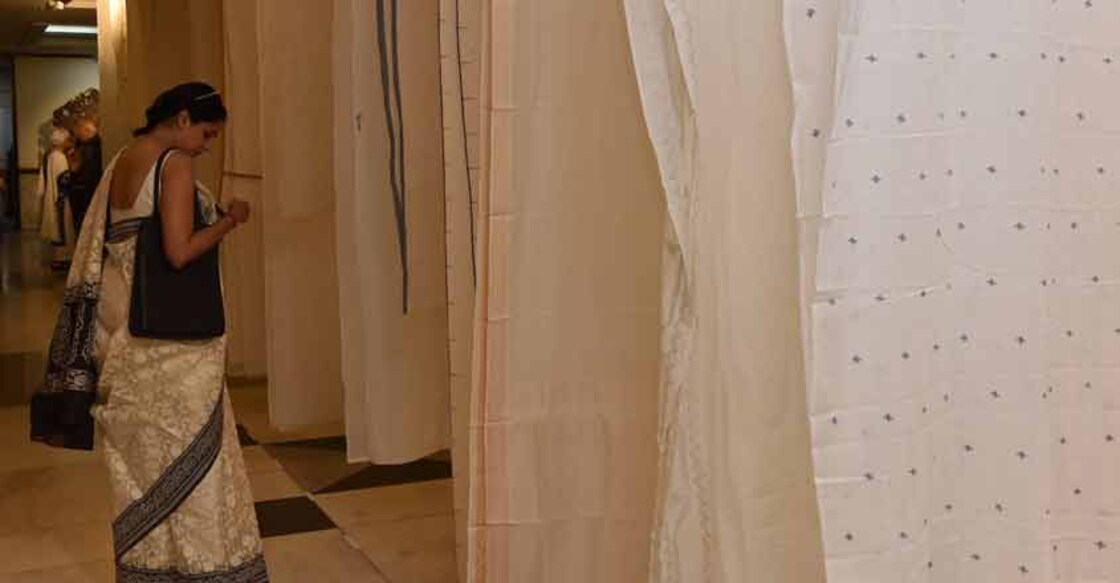 Glimpse of the exhibition 'Safed'. (Photo Credit: Cocoa and Jasmine)