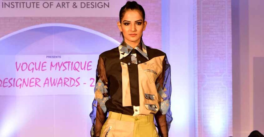 Designed by Karishma Shah, student at Vogue Institute of Art & Design.