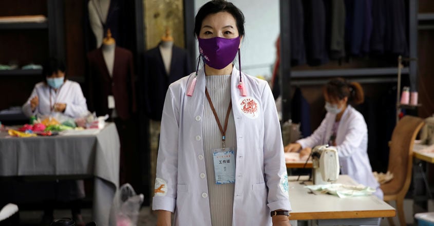 HEALTH-CORONAVIRUS-CHINA-FASHION HEALTH-CORONAVIRUS-CHINA-FASHION
