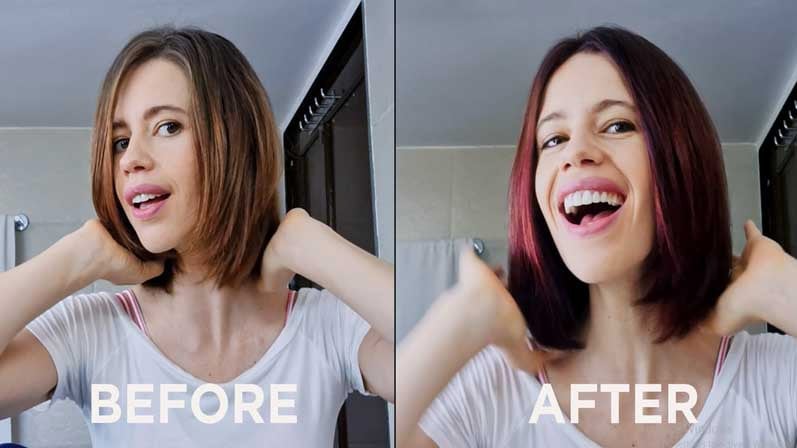 Kalki Koechlin gives herself a makeover at home Kalki Koechlin gives herself a makeover at home