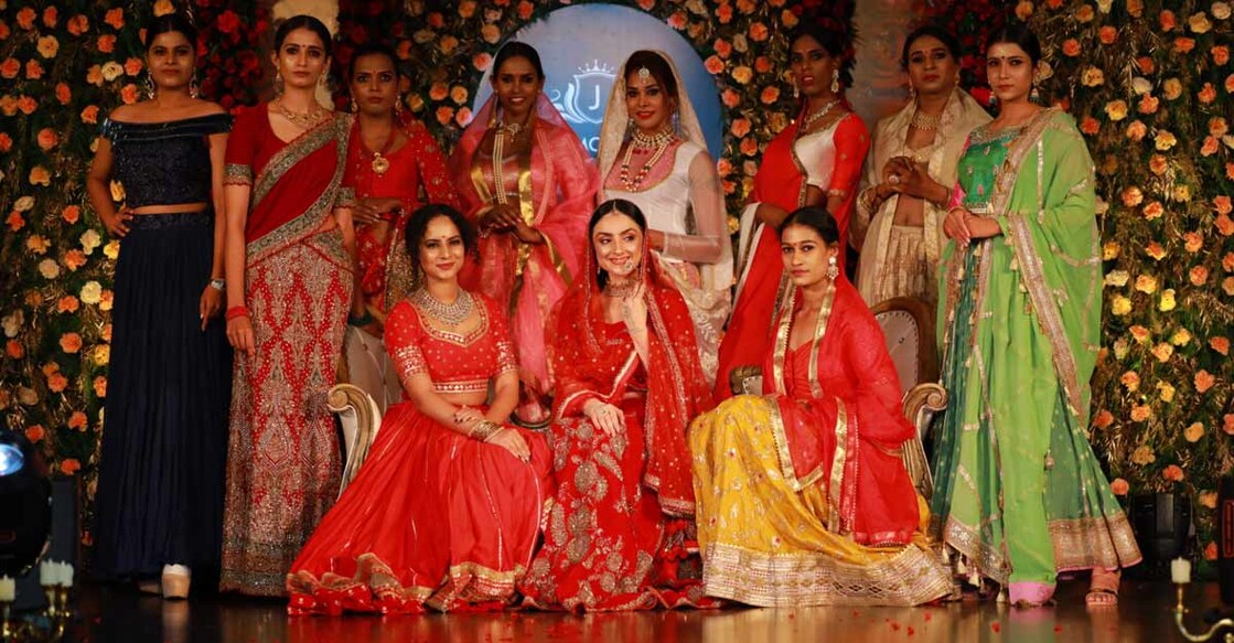 From fashion show held at  Lulu Grand Hyatt