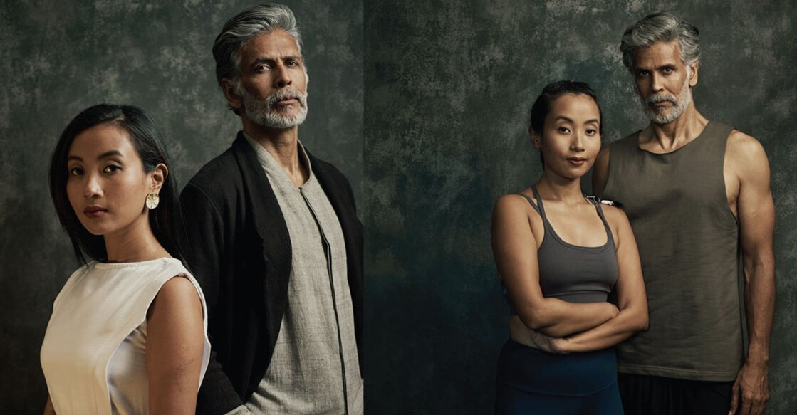 Milind Soman Ankita Konwar