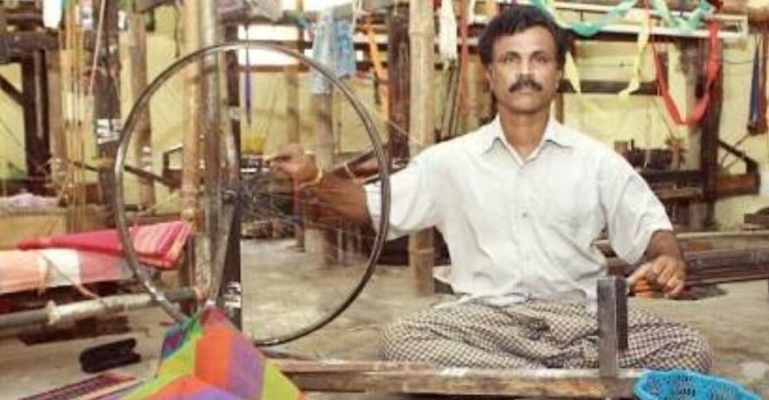 Chennai man in Limca Book of Record makes sari using 25 natural fibres
