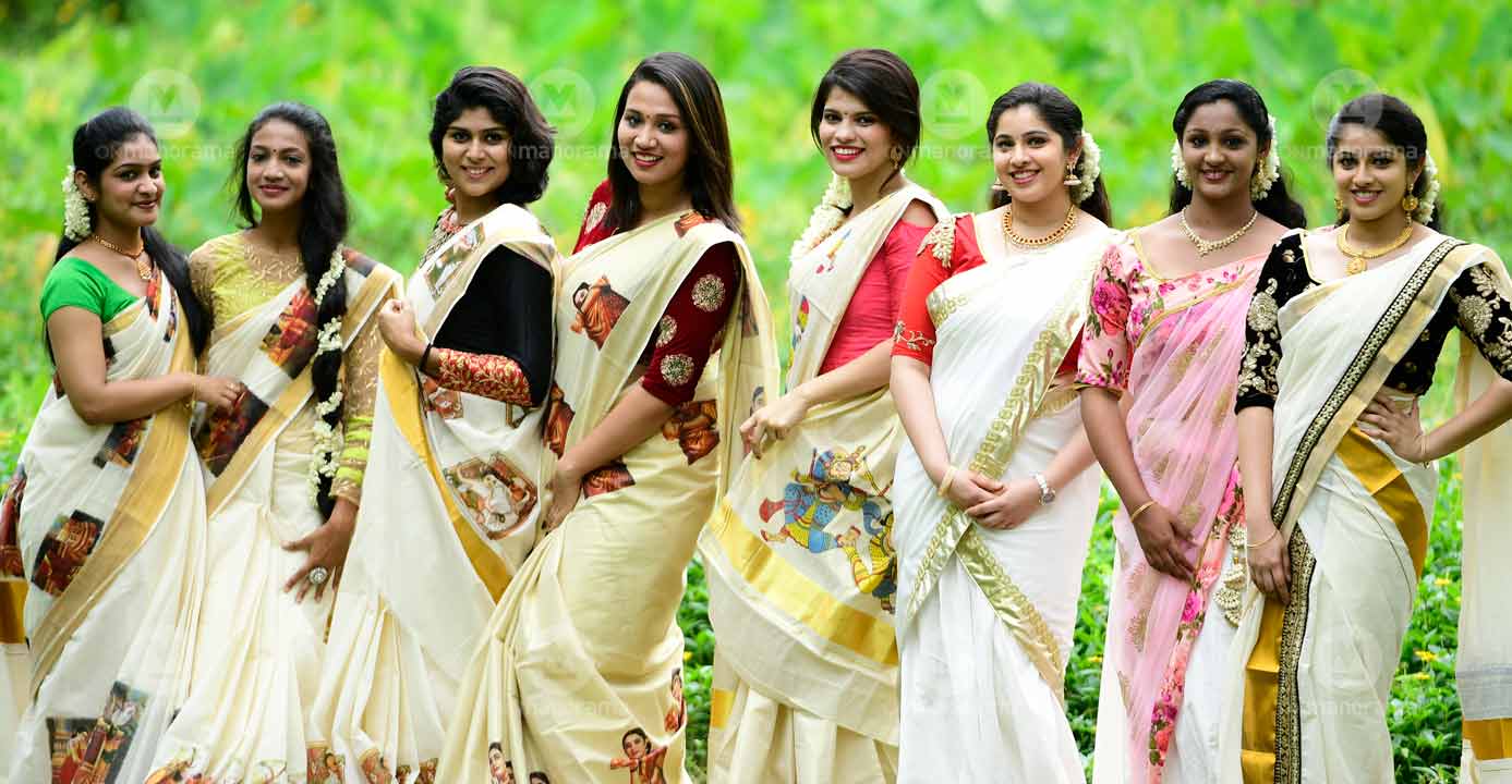 Onam on sale saree girls