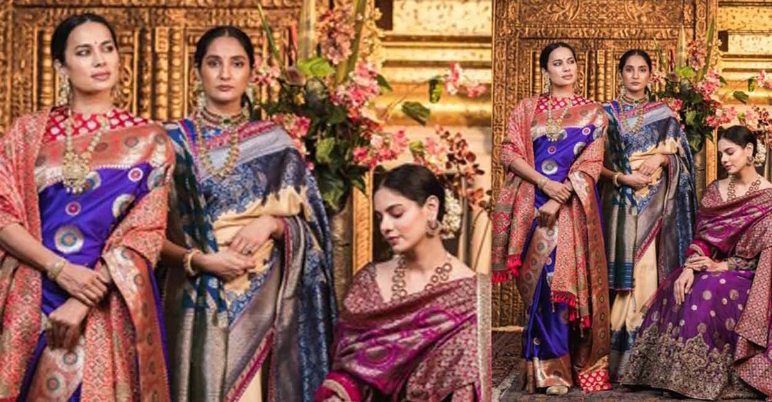 The collection was a representation of rich Indian heritage with a hint of modernity. Image courtesy: IANS