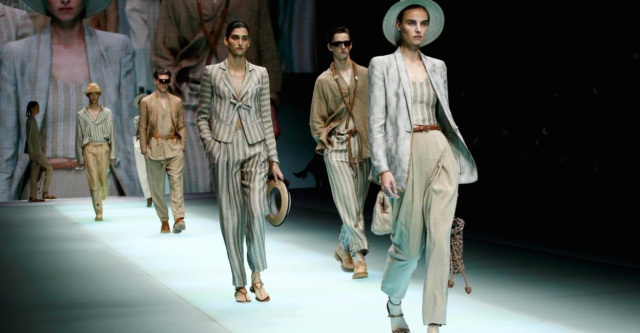 Emporio Armani marks 40 years with soft, fluid spring collection, Lifestyle Fashion