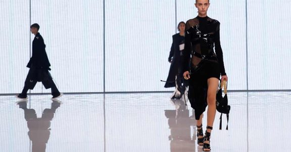 Label Balmain celebrates designer anniversary with live catwalk show ...