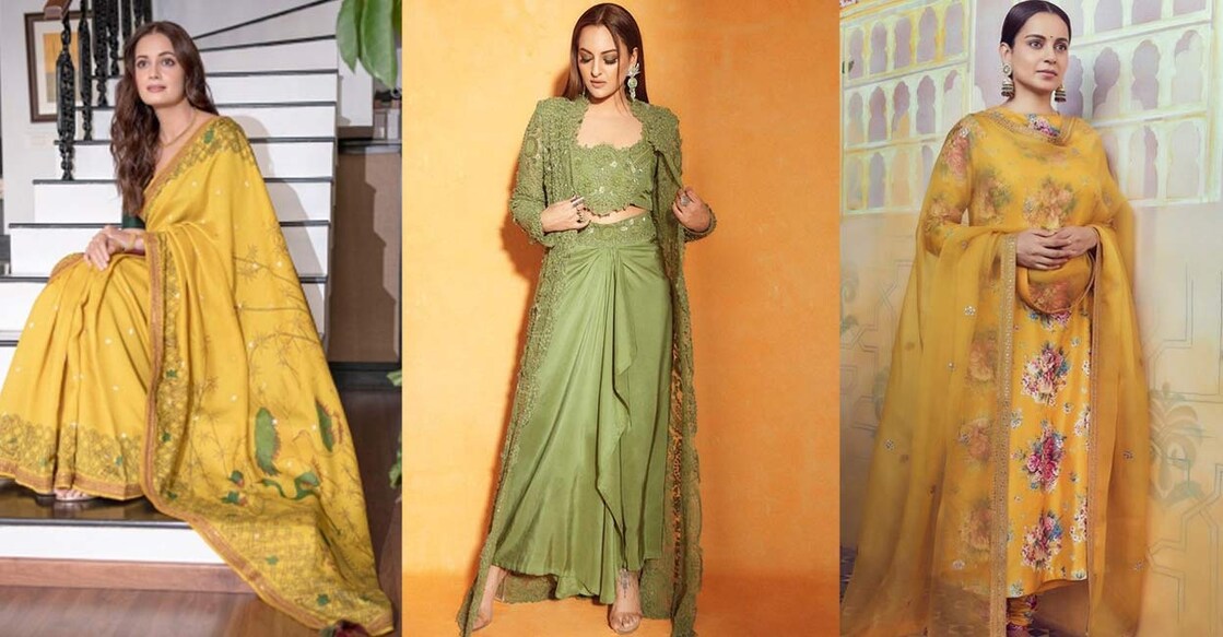 (From L to R) Dia Mirza, Sonakshi Sinha and Kangana Ranaut. Photo: IANS