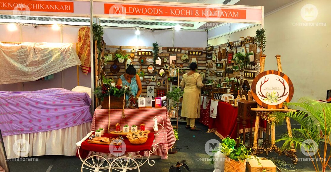 Utsav 2022 is happening at Benjamin Bailey Hall in Chalukunnu and will end on Thursday, before moving to Kochi. The expo is open from 9.30 am to 7.30 pm. Photo: Onmanorama