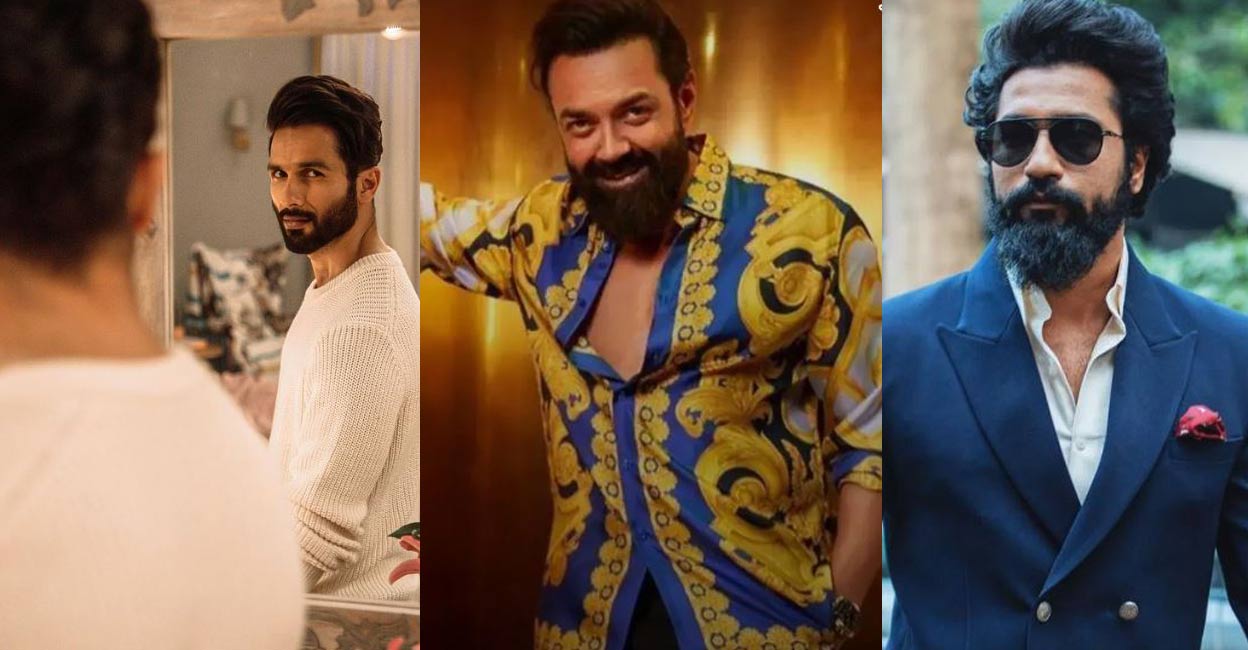 beard-c From (L to R) Shahid Kapoor, Bobby Deol to Vicky Kaushal, Bollywood hunks have made beard part of their style statement. Photo: IANS