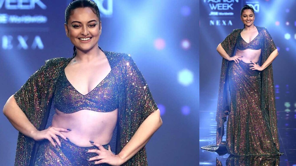 Sonakshi Sinha was showstopper for the brand ITRH. Photo: IANS