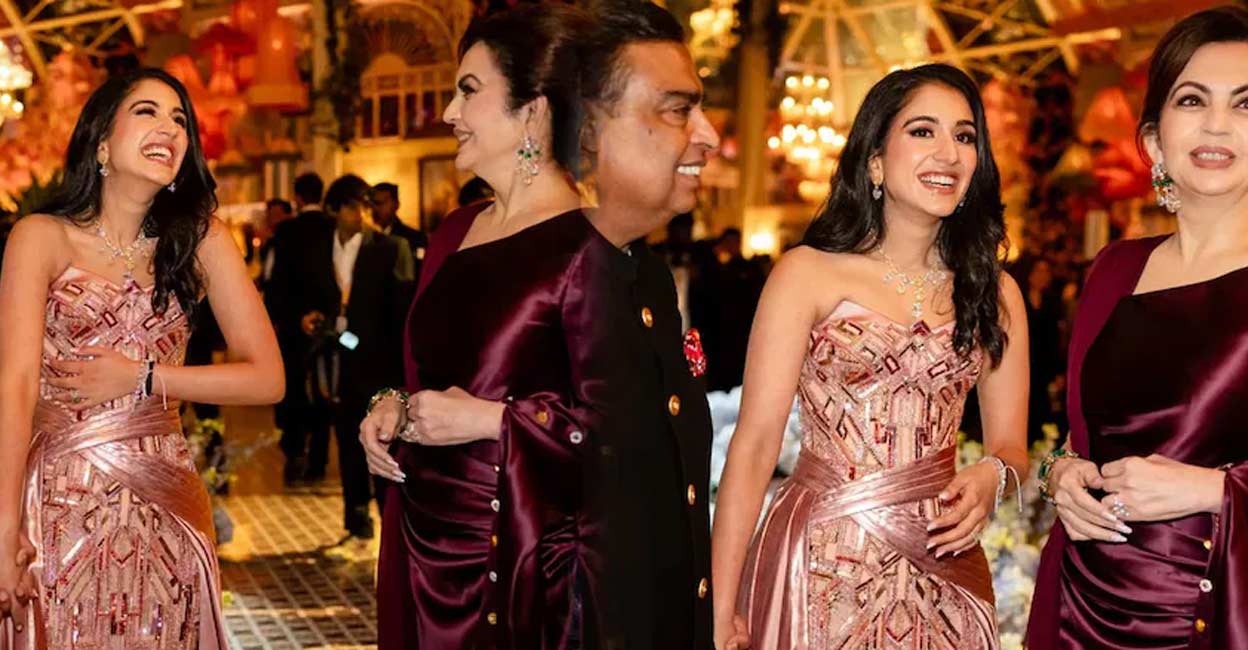 Bollywood stars and elite business leaders showed up at the pre-wedding bash