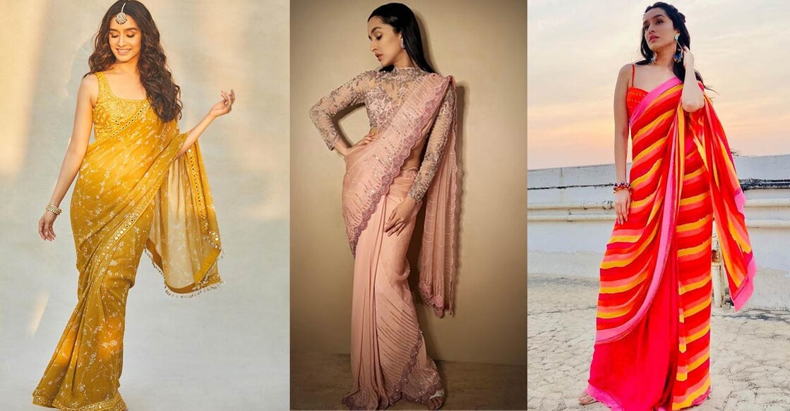 Shraddha Kapoor has inspired millions on and off screen with the magical charm the sari exudes. Photo: IANS