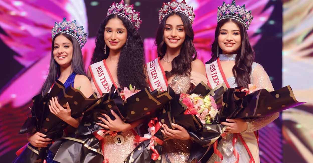 Kaziah Mejo after winning the Miss Teen International India 2024. Photo: instagram.com/missteendivaorg