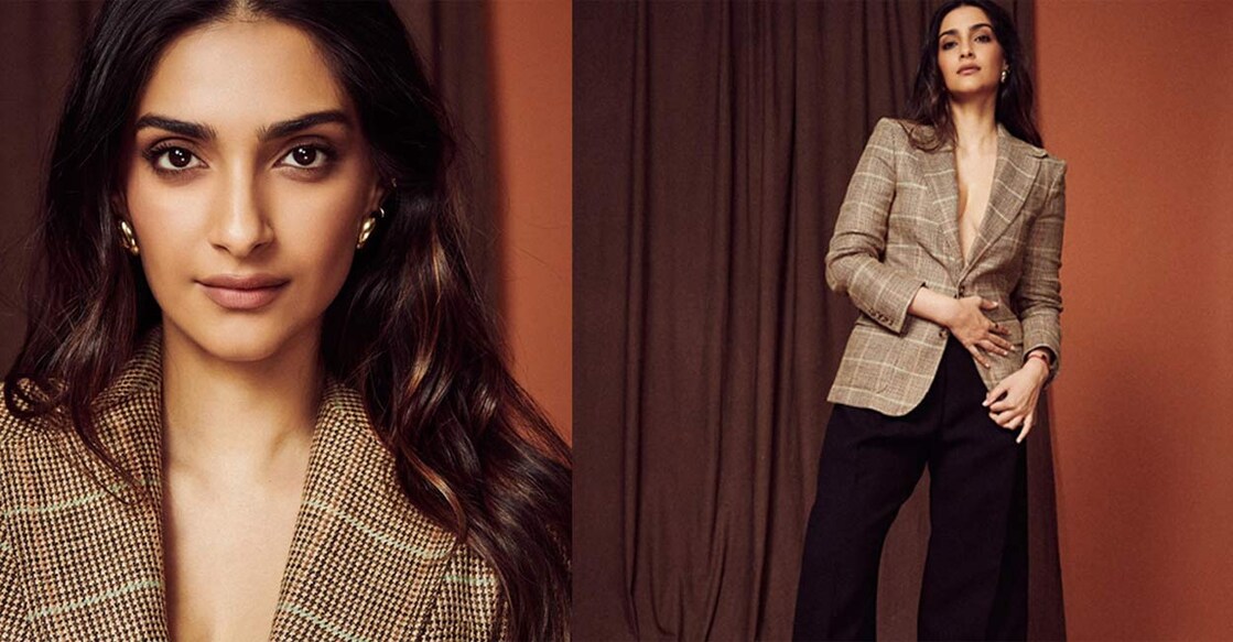 Sonam opted for nude makeup, completed her look with chunky gold earrings, and chose to keep her hair open. Photo: instagram.com/sonamkapoor