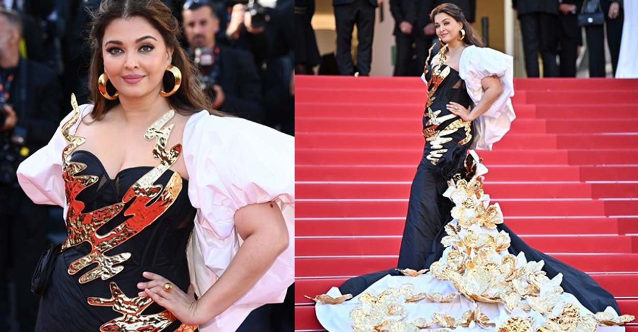 Aishwarya walked the red carpet for the beauty brand L'Oréal Paris to celebrate its 27th year. Photo: IANS