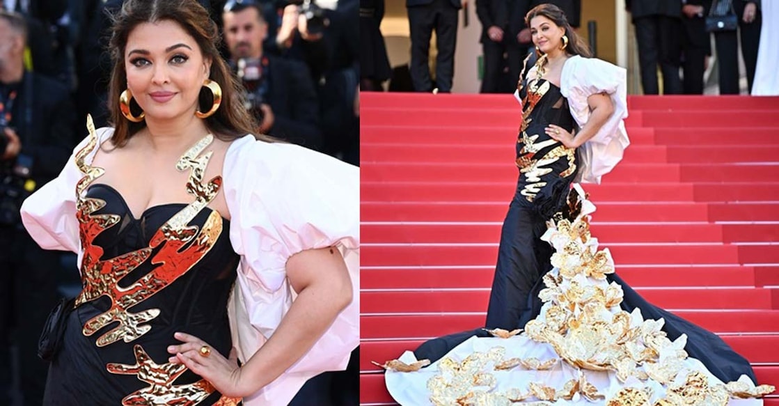 Aishwarya walked the red carpet for the beauty brand L'Oréal Paris to celebrate its 27th year. Photo: IANS