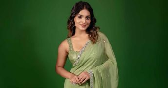 When Saniya Iyyappan impressed netizens in a beautiful green chiffon sari