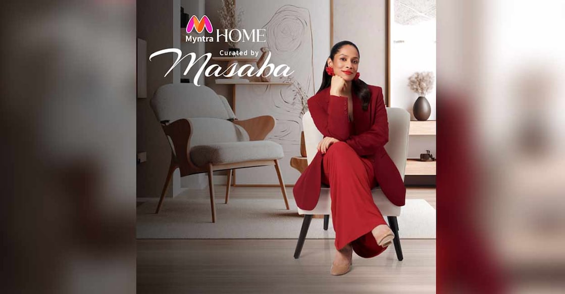 As part of the association, Masaba will also be seen in the 'Curated by Masaba' campaign that shines a spotlight on Myntra's premium home selection. Photo: IANS