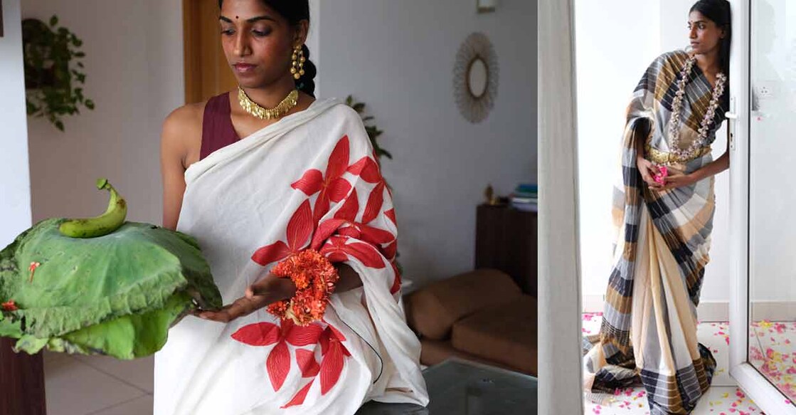 Sophisticated design and ethical notions set Rouka saris apart from the rest of its league. Photo: Special arrangement/shoprouka.com