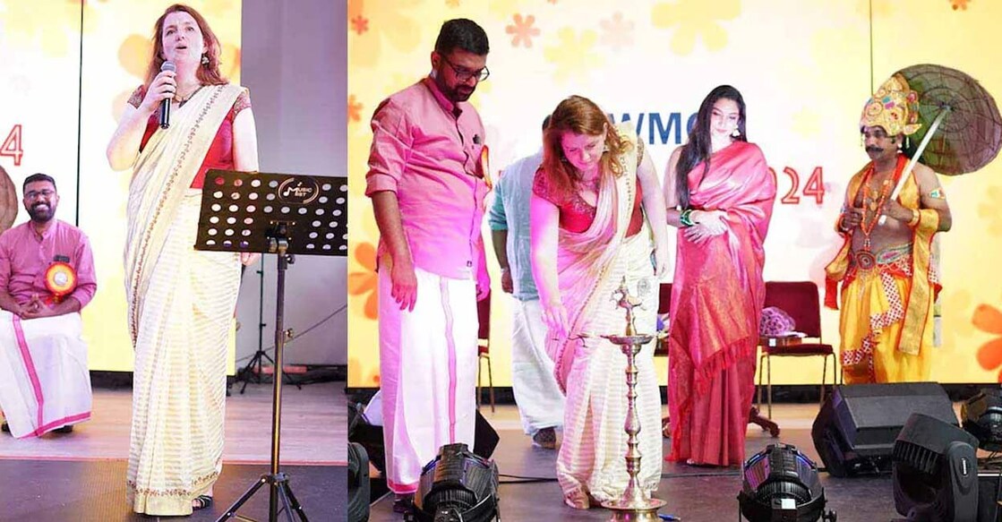 British Minister of State at the Department for Work and Pensions Alison McGovern at the Onam celebration of the Wirral Malayali Community. Photo: Special arrangement 