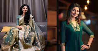 Once charming in modern looks, Divya Unni now prefers saris, churidars in USA