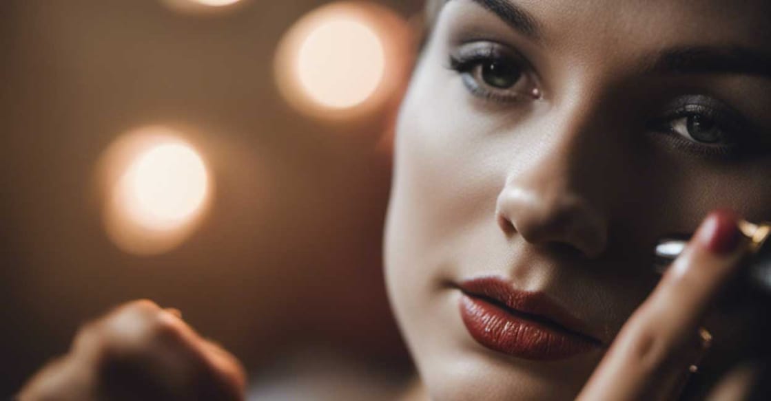 special care is necessary when applying makeup in the summer. AI-generated image