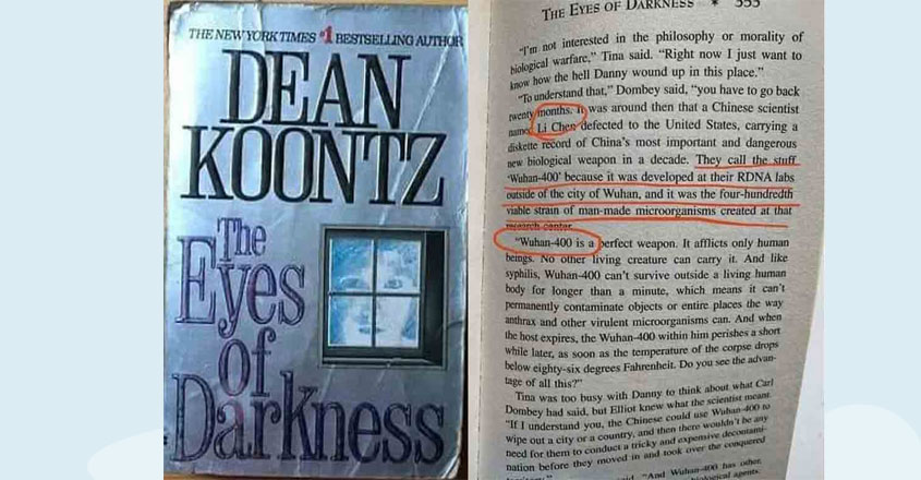 Dean Koontz predicted coronavirus 40 years ago in his book 'The Eyes of Darkness'