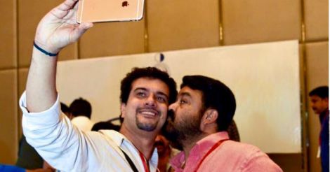 Ramesh Pisharody and Mohanlal