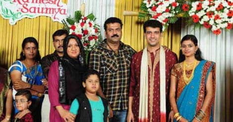 Ramesh Pisharody and wife