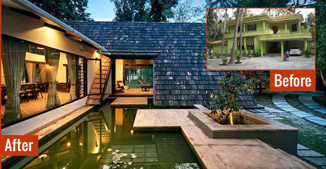 Unbelievable makeover renders this Thrissur house a classy look