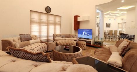 Charming exteriors and chic interiors: A 2,500 sq ft Thalassery house