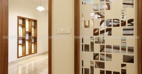 A pristine white Kozhikode house in 17 cents