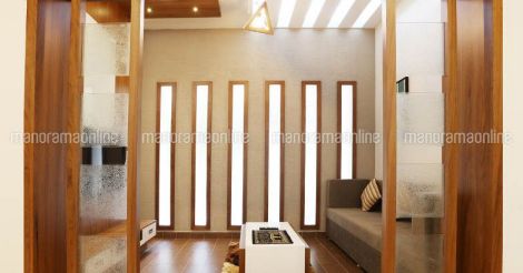 A pristine white Kozhikode house in 17 cents