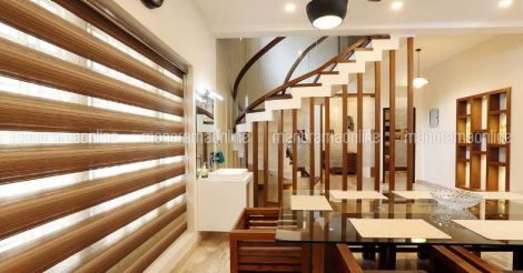 A pristine white Kozhikode house in 17 cents
